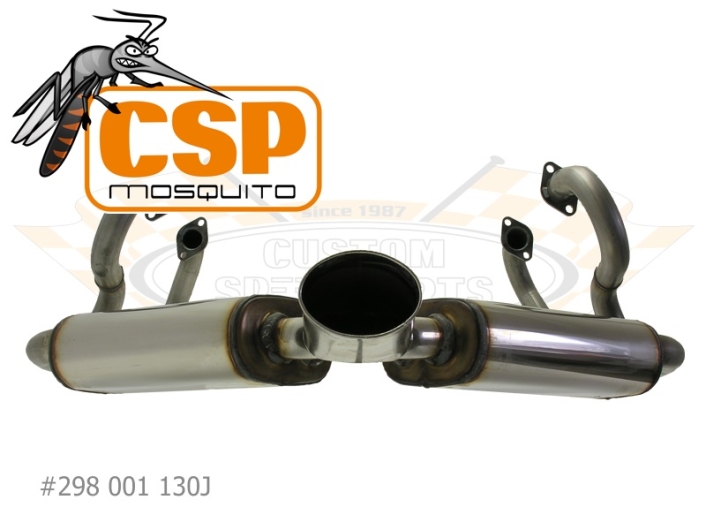 Splitscreen Bus CSP Mosquito Exhaust With J Tubes - 30HP Engines