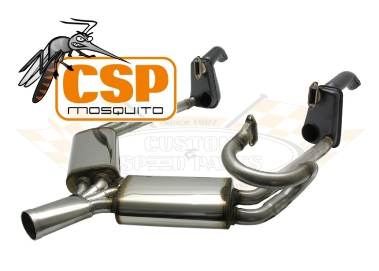 Porsche 356A CSP Mosquito Exhaust Kit With Heat Exchangers