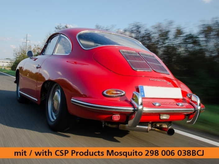 Porsche 356B/C CSP Mosquito Exhaust Kit With Heat Exchangers