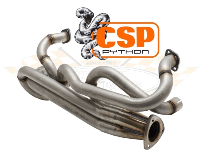 CSP Baywindow Bus Python Exhaust Kit with J Tubes - 1968-71 - Type 1 Engine - 42mm Bore (Also Splitscreen Bus)