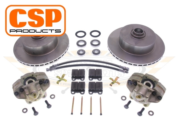 Undrilled Beetle Vented Front Disc Brake Conversion Kit