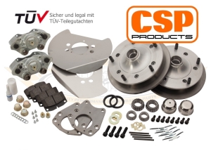 CSP Barndoor Bus Front Disc Brake Conversion - 1950-54 (Alloy Wheel Only) - 5x205 PCD