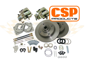 CSP Beetle Rear Disc Brake Conversion - 1968-79 With IRS (4x130 PCD, Cross Drilled)