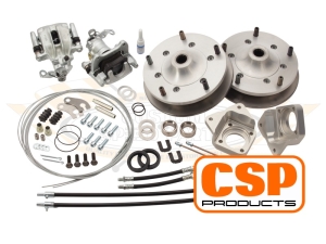 CSP Beetle Wide 5 Rear Disc Brake Conversion - 1950-67 (5x205 PCD - Cross Drilled)