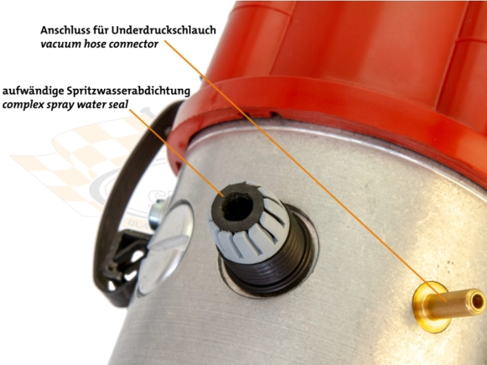 CSP Pacemaker Distributor - Vacuum Advance With Black Body And Red Cap