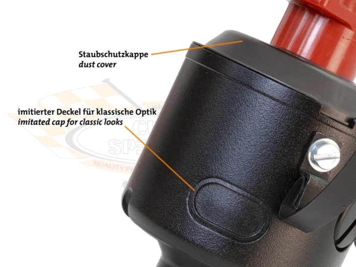 CSP Pacemaker Distributor - Vacuum Advance With Black Body And Red Cap