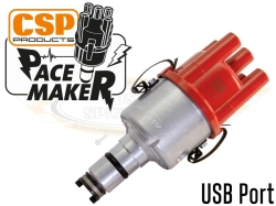 CSP Pacemaker Distributor - USB Port With Silver Body And Red Cap