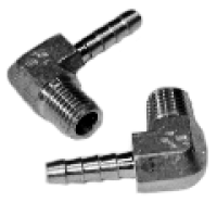 NLA 1-8 NPT To 1-4 Barb 90 Degree Barb Hose Fittings (Electric Fuel Pump And Regulator)
