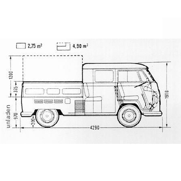 Splitscreen Double Cab Pickup Repair Panels