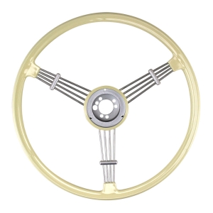 FLAT 4 Banjo Steering Wheel - White