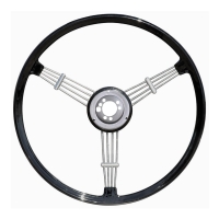 FLAT 4 Banjo Steering Wheel - Black