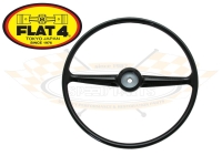 Splitscreen Bus Steering Wheel - Black - 1955-67 - FLAT 4