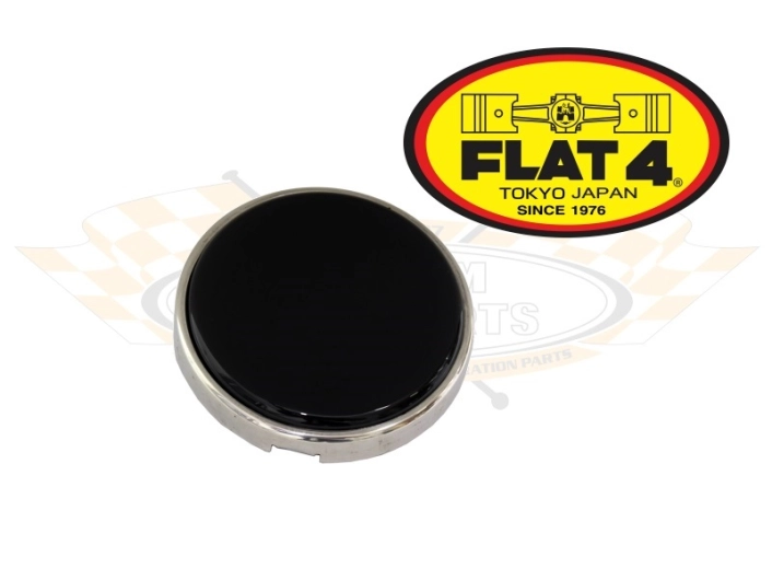 FLAT 4 Banjo Steering Wheel Black Horn Push