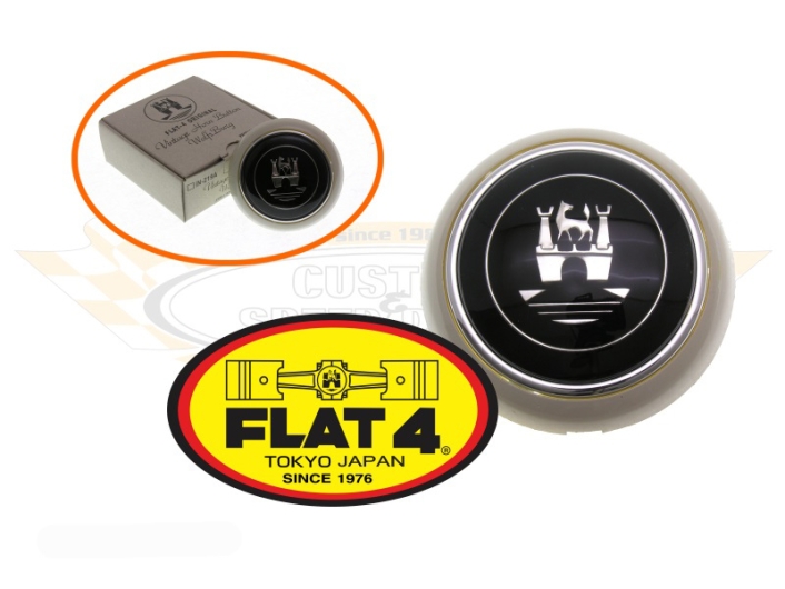 Splitscreen Bus Steering Wheel Horn Push (Grey) - FLAT 4