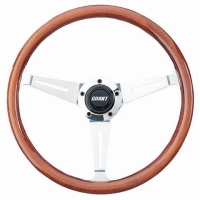 Grant 14.5 Inch Wooden Steering Wheel (3 Inch Dish)