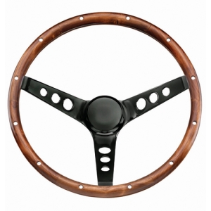 Grant 13.5 Inch Wooden Steering Wheel (3.75 inch Dish)