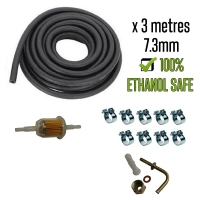 7.3mm Ethanol Safe Fuel Hose Bundle Kit With Fuel Tank Connection