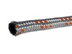 6mm Stainless Steel Overbraided Fuel Hose (Sold Per Metre)