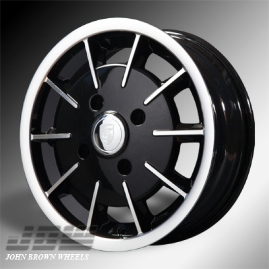 4x130 PCD JBW Gas Burner Alloy Wheel in Gloss Black