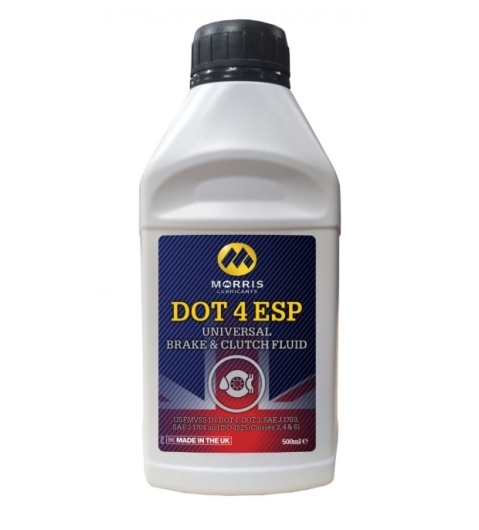 Morris DOT 4 Brake Fluid with ESP (500ml Bottle)