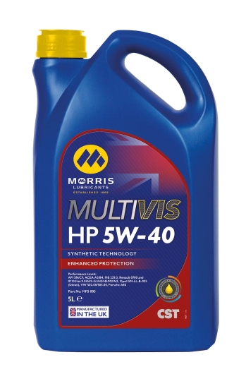 Morris Multivis CST HP 5W40 Engine Oil (5 Litre Bottle)