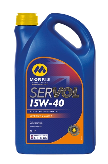 Morris Servol 15W40 Engine Oil (5 Litre Bottle)