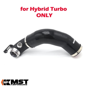 Mk1 T-Roc R MST Big Bore Turbo Inlet Elbow With Silicone Hose - 2.0 TSI (Hybrid Turbo)