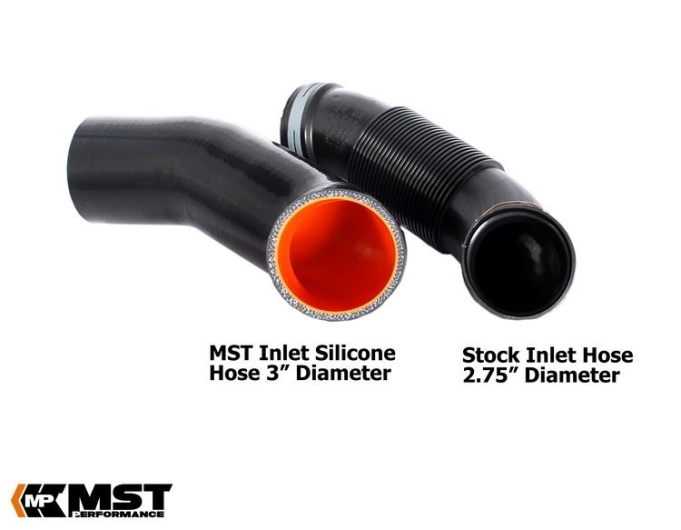 G7 MST Big Bore Turbo Inlet Elbow With Silicone Hose - 2.0 TSI