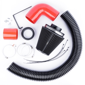 Mk5 Golf Performance Pleated Induction Kit - R32 (Red Hoses