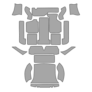 Karmann Ghia 69-74 Black Carpet Set LHD