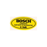 Original 6 Volt Bosch Coil Sticker