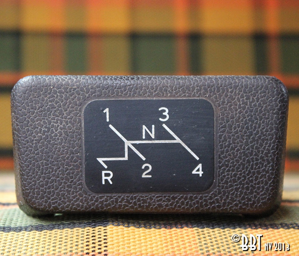 Original Shift Pattern Sticker Cool Air VW