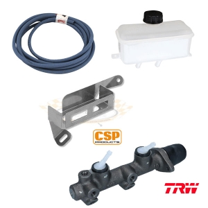 Beetle Dual Circuit Master Cylinder Conversion Kit - LHD (With TRW Master Cylinder)
