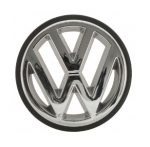 T25,T4,G1,G2,G3 Front Grille VW Badge (Chrome With Black Edge)