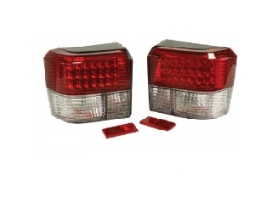 T4 Clear And Red LED Tail Light Set