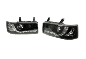 T4 Black Audi Style Headlights (Short Nose Models)