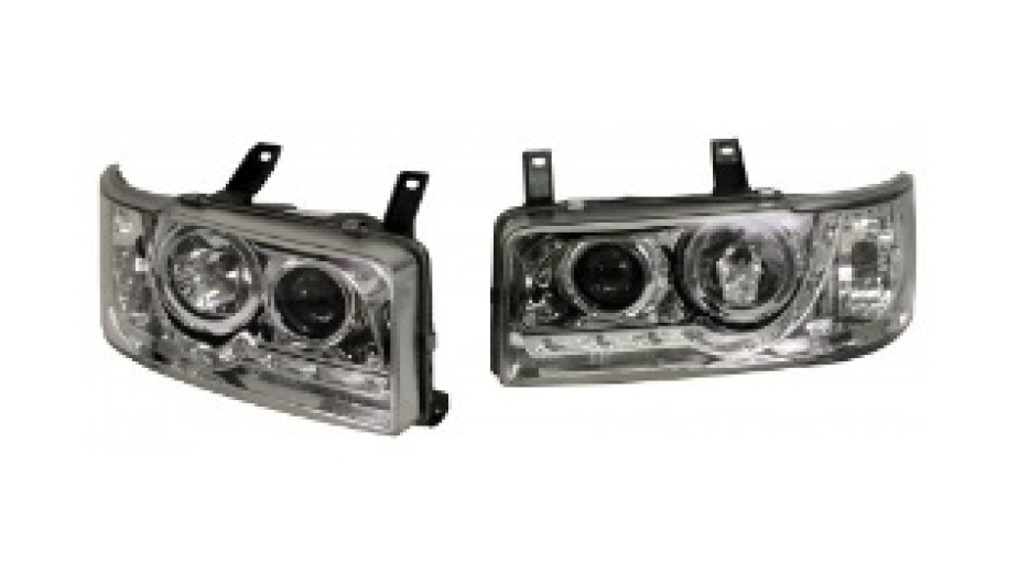 T4 Chrome Audi Style Headlights (Short Nose Models)