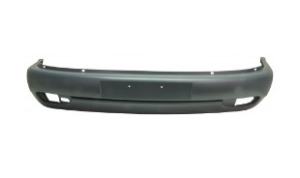 T4 96-03 Smooth Black Front Bumper - With Fog Lights (Long Nose ONLY)