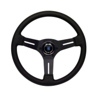 Black Leather Nardi Competition Steering Wheel