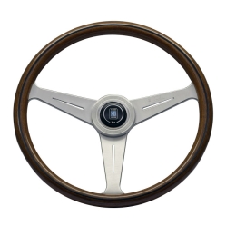 Wood With Satin Spokes Nardi Classic Steering Wheel