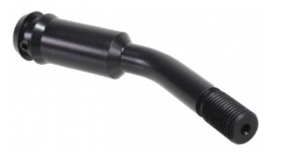 T4 Gear Shifter Extension - Angled 130mm Long (Black)