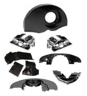 Beetle Black Tinware Kit - Single Port Type 1 Engines - Without Air Outlets