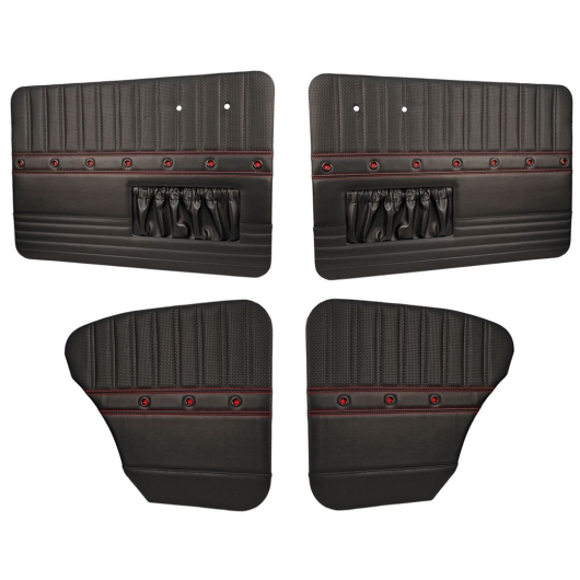 Sedan Beetle TMI Sport X Door Black Panel Set - 1967-79