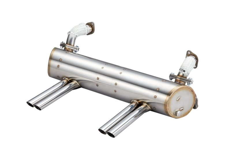 **NLA** Beetle Vintage Speed Abarth Style Exhaust - 1956-60 - Type 1 Engines (Not 1200cc)
