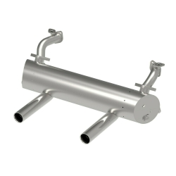 Beetle Vintage Speed Sport Exhaust - 1950-55 - Type 1 Engines With Heat Risers