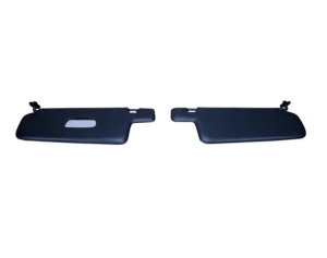 MK1 Golf Black Sunvisors - RHD - Mirror On Left Hand Sunvisor