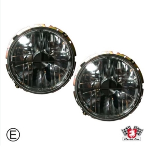Beetle Smoked Crystal Headlight Set (European Beam Pattern)