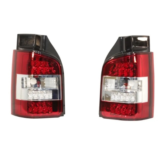 T5 Crystal Clear Tail Lights With Red LED - Barndoor Models