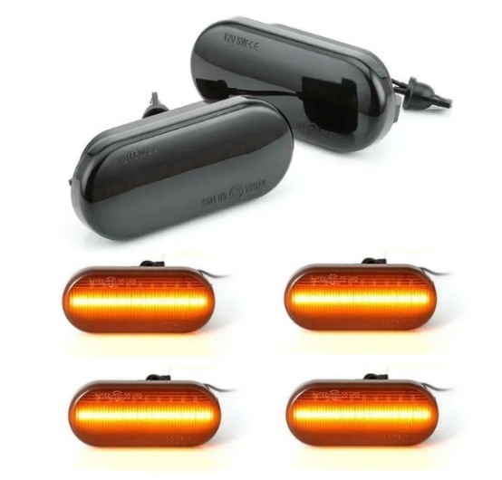 T5 LED Side Repeaters - Smoked - Bar Design - 2003-08