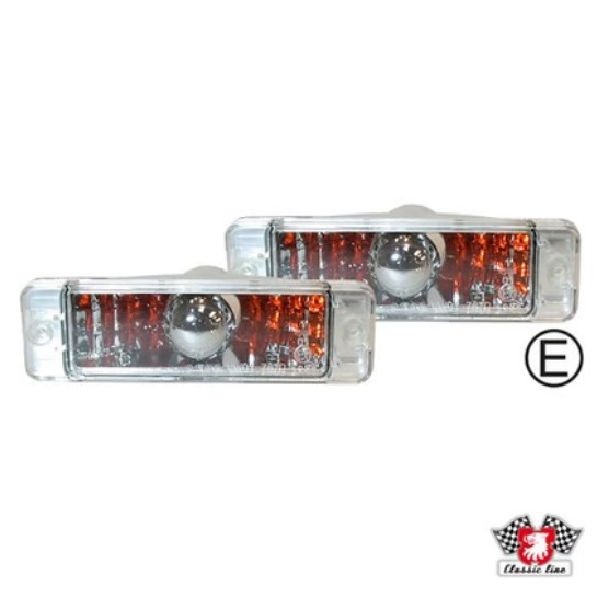 G1,G2 Front Indicator Set - Crystal Clear - Cool Air VW